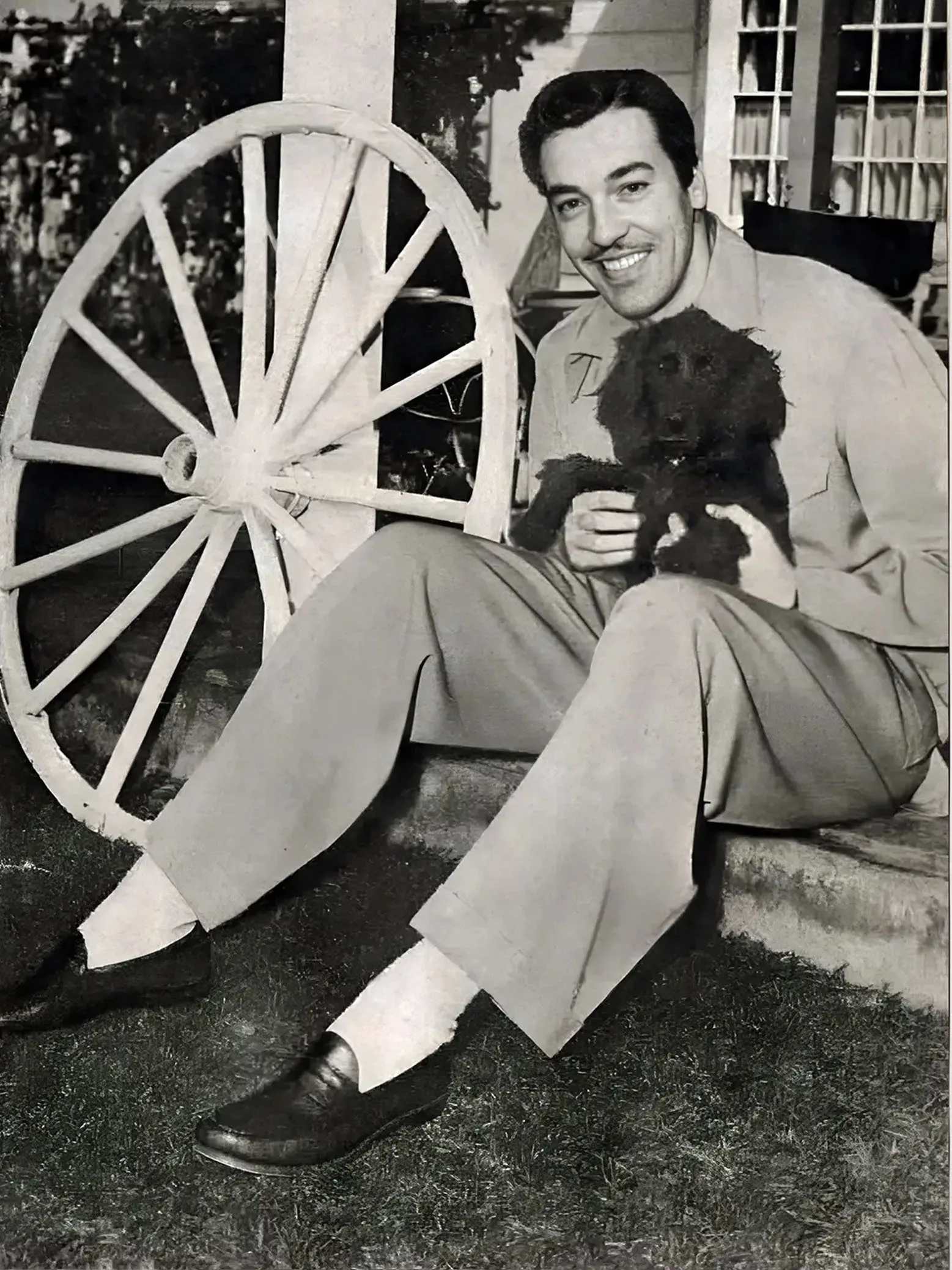 1945 cesarbook Photos 1945_with Dog