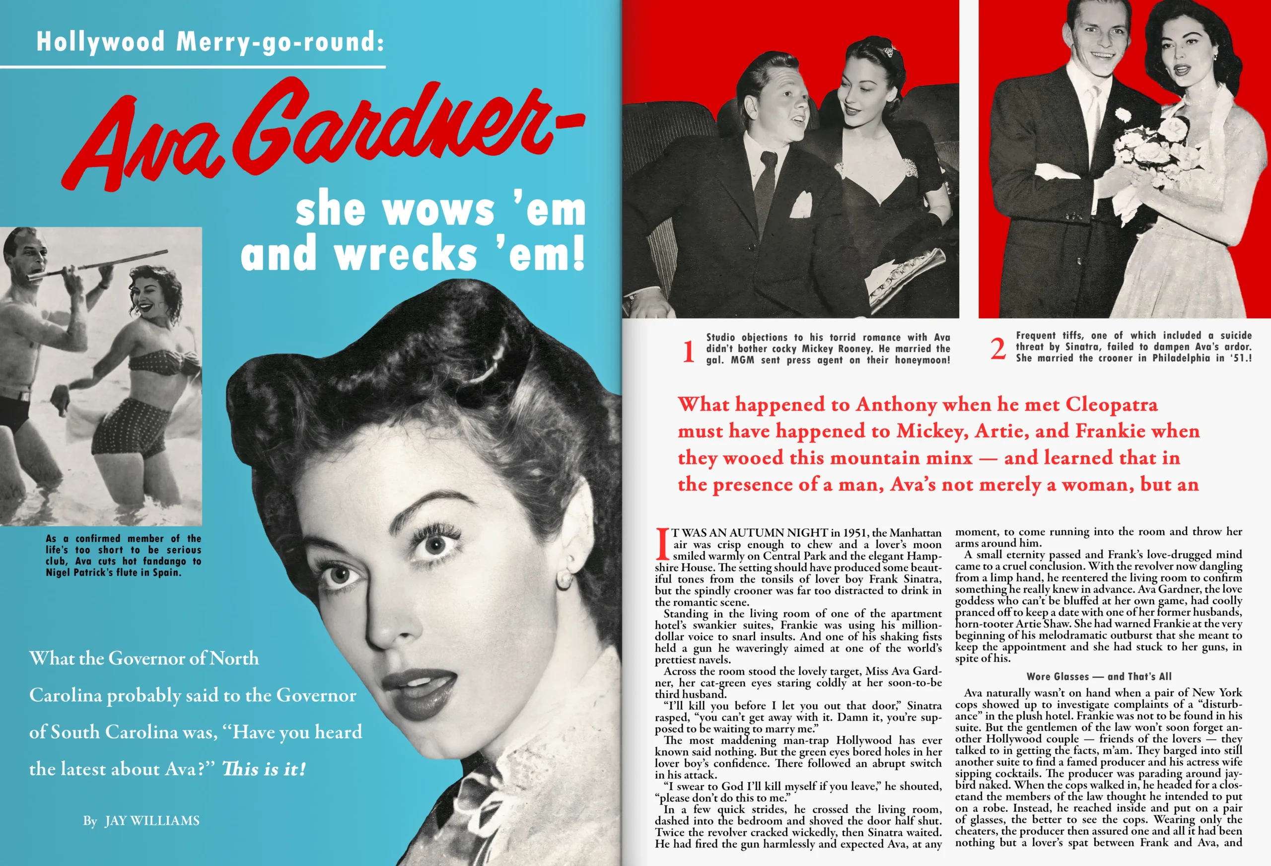 MrC Magazine Spread Page Turning 1955-A 5 and 6